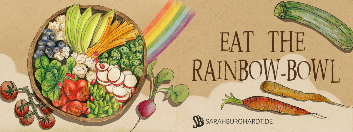 Eat the Rainbow Bowl by Sarah Burghardt