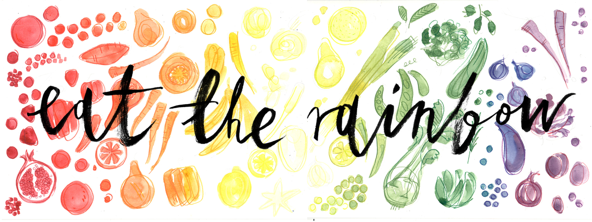 eat the rainbow by Zofia Różycka