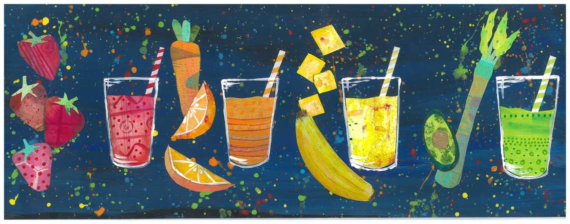 Smoothie Rainbow by Courtney Prahl
