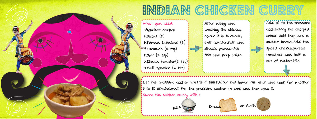 Indian chicken curry by Taaneya Balaji