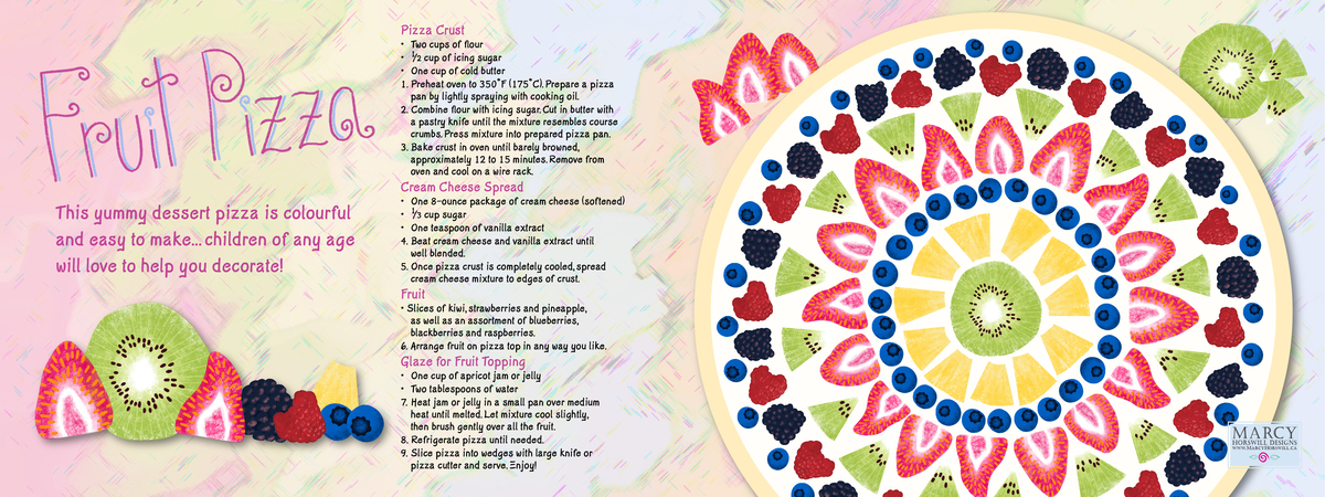 Rainbow Fruit Pizza by Marcy Horswill