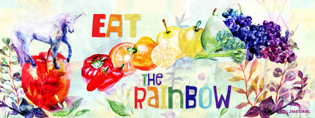 Eat the Rainbow by Janet Rombough O'Neil