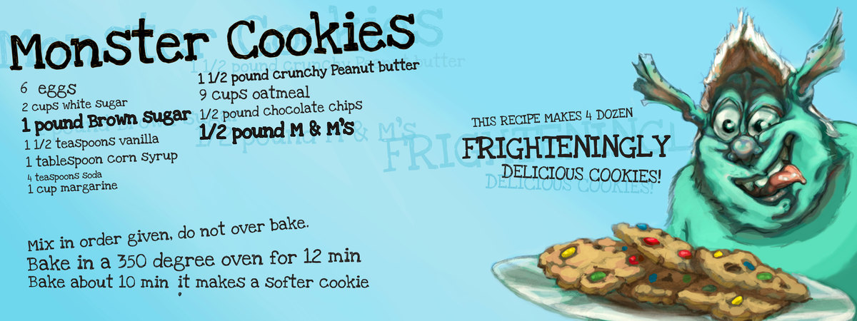 Monster Cookies by Mandie Anderson