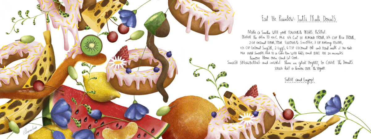 Tuti Fruti Donuts by Catarina Vieira
