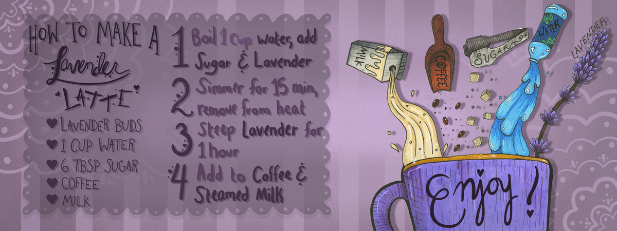 Lovely Lavender Latte by Willa Hutchison