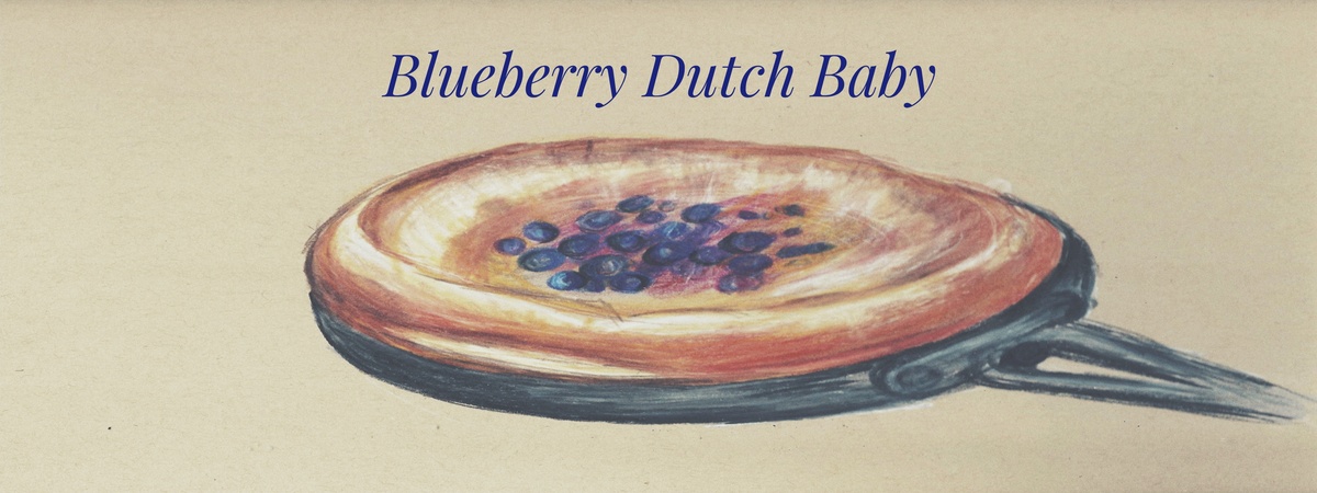 Bluberry Dutch Baby by Courtney Nzeribe