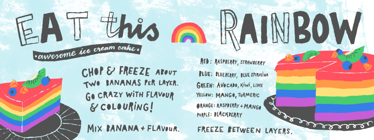 Eat this rainbow by Josephine Skapare