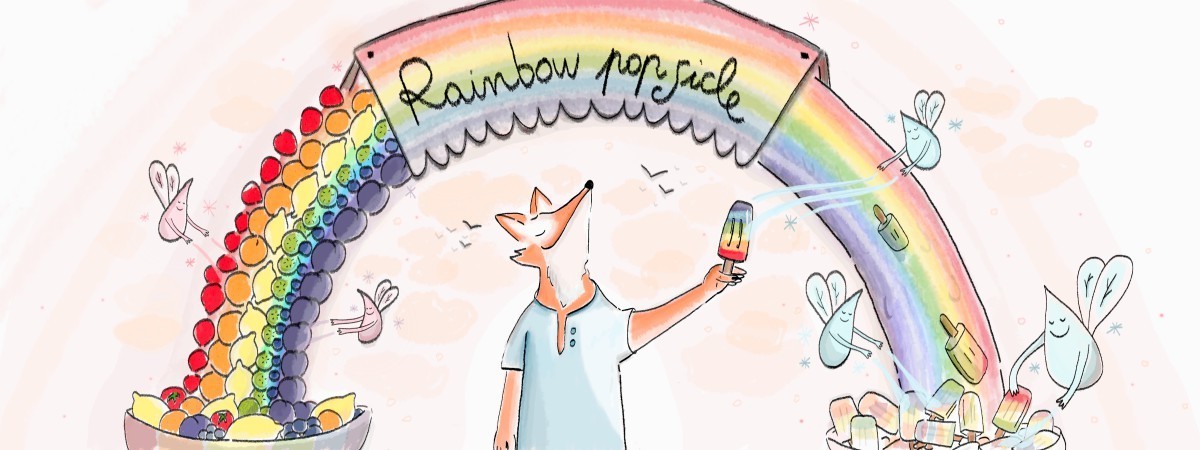 Rainbow popsicle by Valentina Scannapieco - occhiovunque
