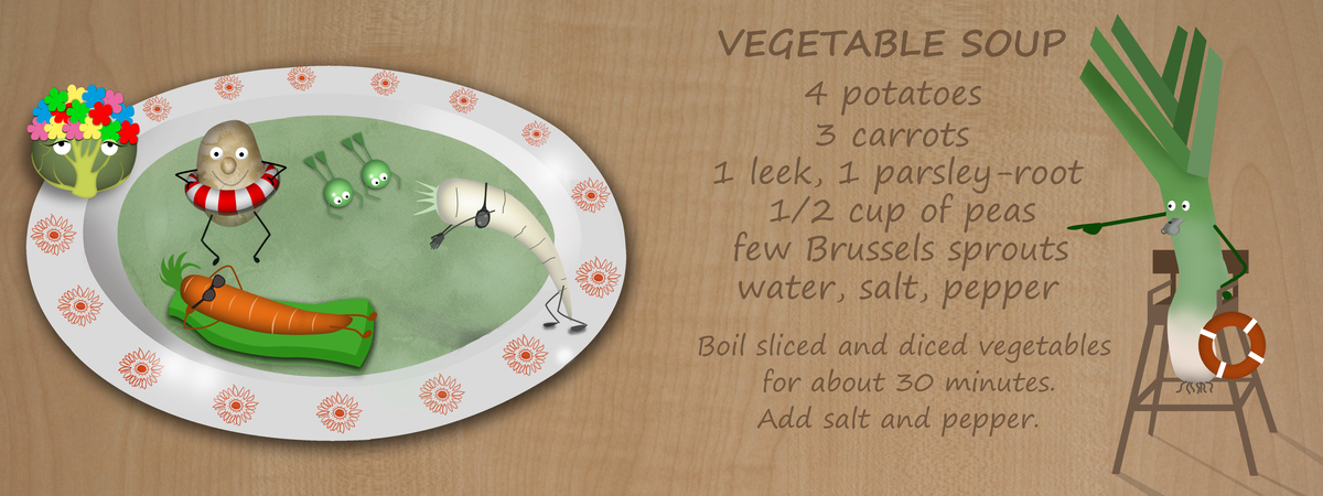 Vegetable Soup by Gosia Zimniak