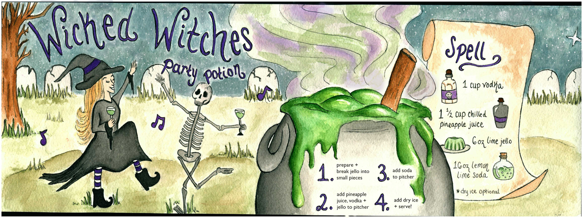 Wicked Witches Party Potion by Sadie Green