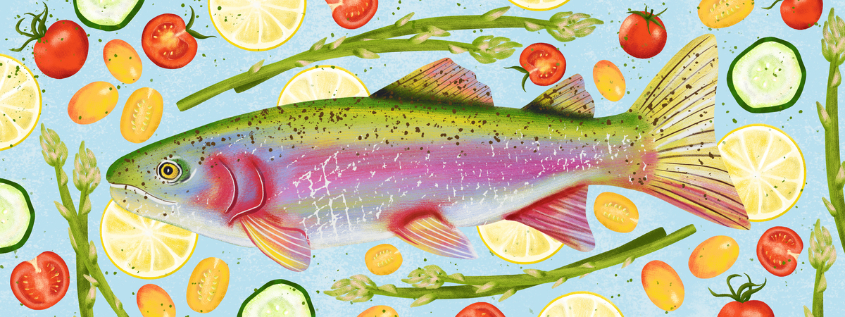 Eat the Rainbow Trout by Sarah Whittle