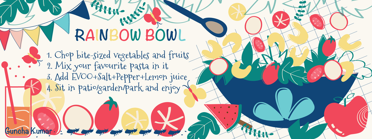 Rainbow Salad by Guncha Kumar