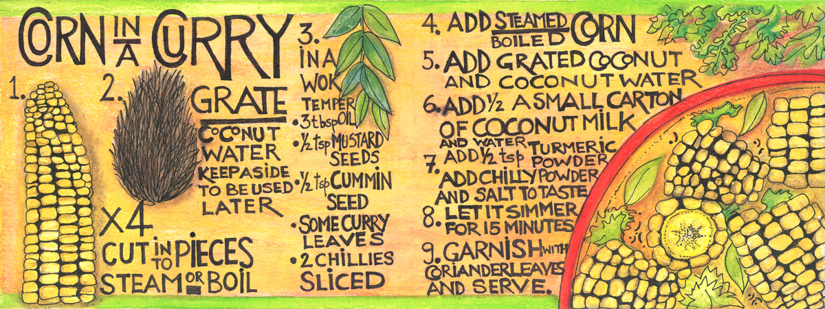 Corn In a Curry by Shefali Upadhyay