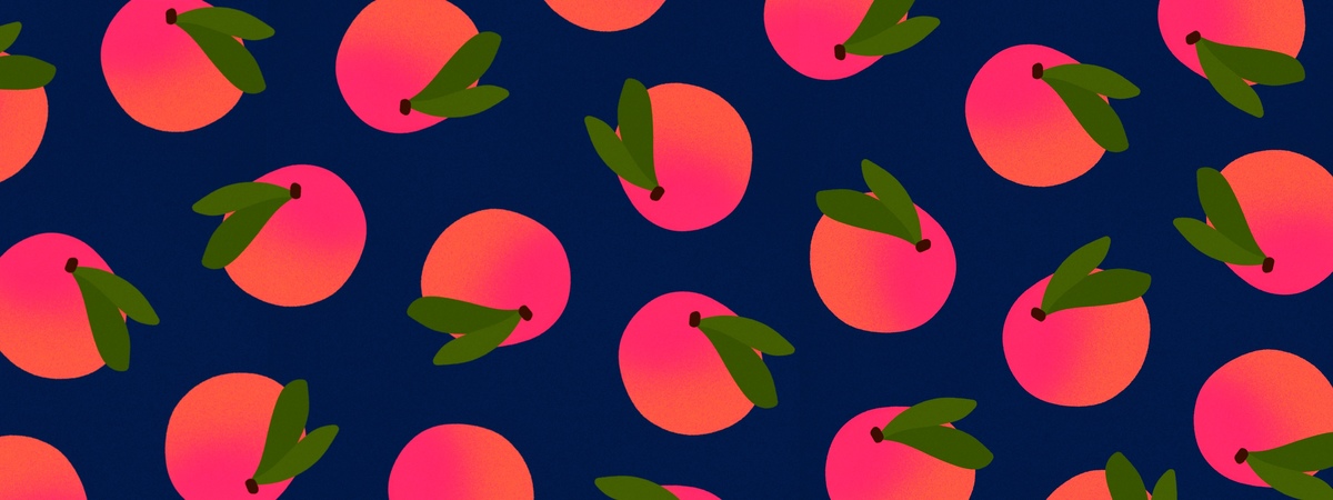 Eat the Rainbow • Peaches by Veronica Galbraith