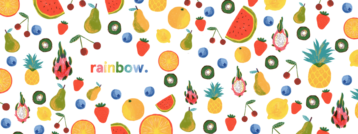 Juicy Rainbow by Elisa Caroli Draw and cook elisacaroli followtherainbow