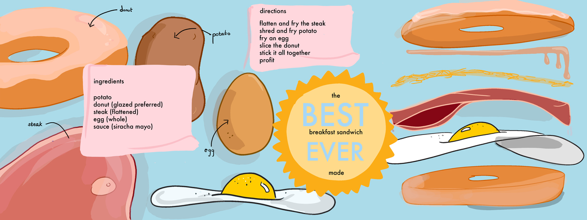 the BEST breakfast sandwich EVER made by Sarah Behm