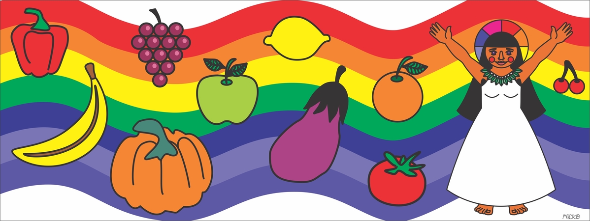 eat rainbow by María Belén De Rienzo