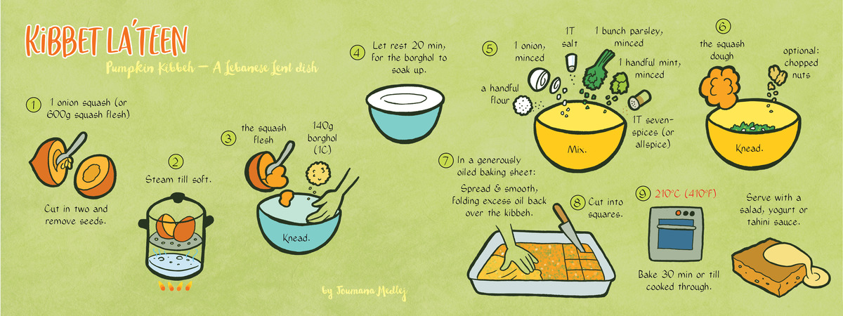 Pumpkin Kibbeh by Joumana Medlej
