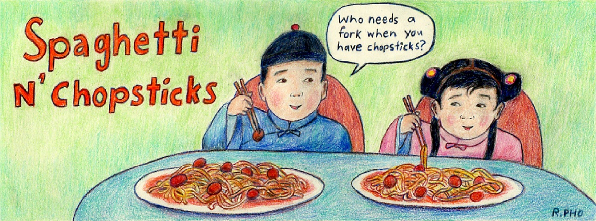 Spaghetti N' Chopsticks by Robert Pho