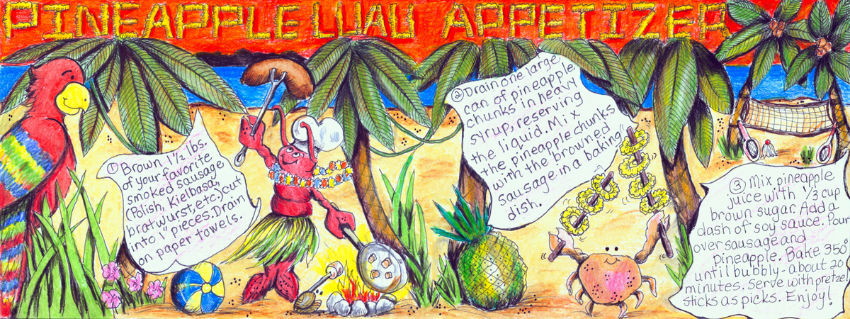 Pineapple Luau Appetizer by Jane Janda