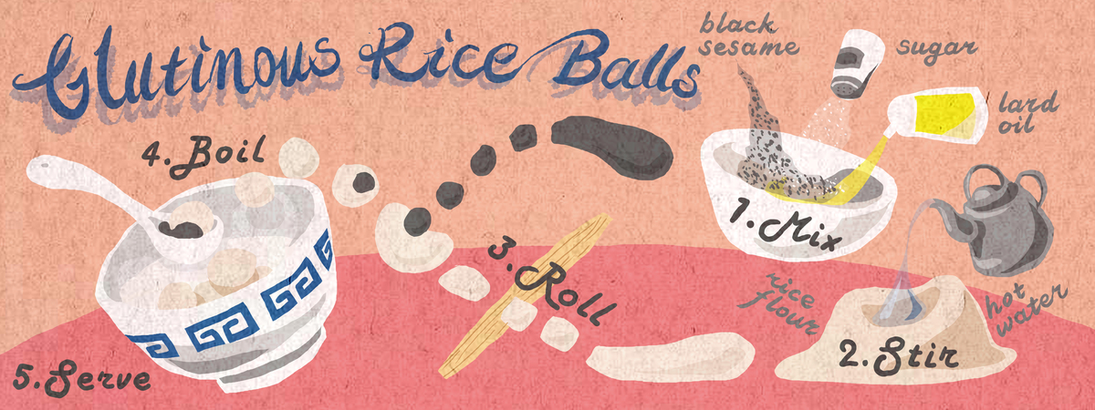Glutinous Rice Balls(Tang Yuan) by Jue Hu