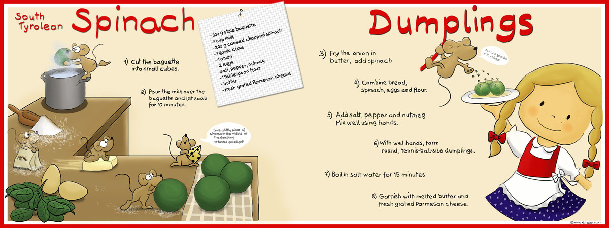 Spinach Dumplings by Carmen Eisendle