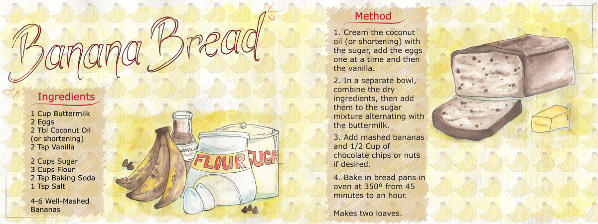 Banana Bread by Meg Lewis Lewismegan cook