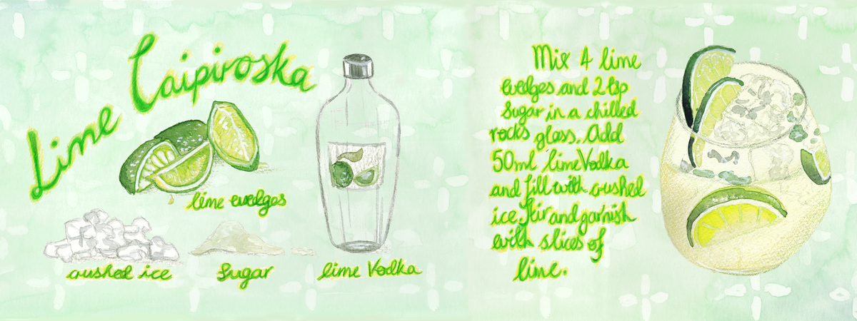 Lime Caipiroska by Julie Russell