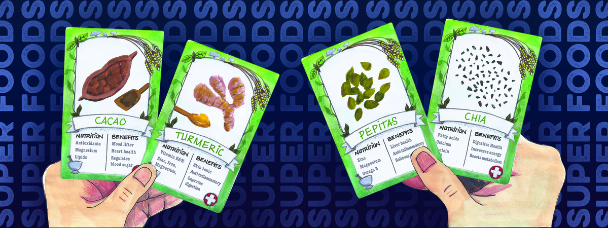 Best Super Foods characters by Isabelle LF