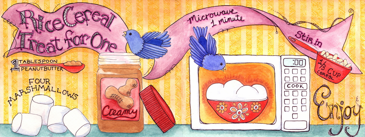 Rice Cereal Treat for One by Mary Marika