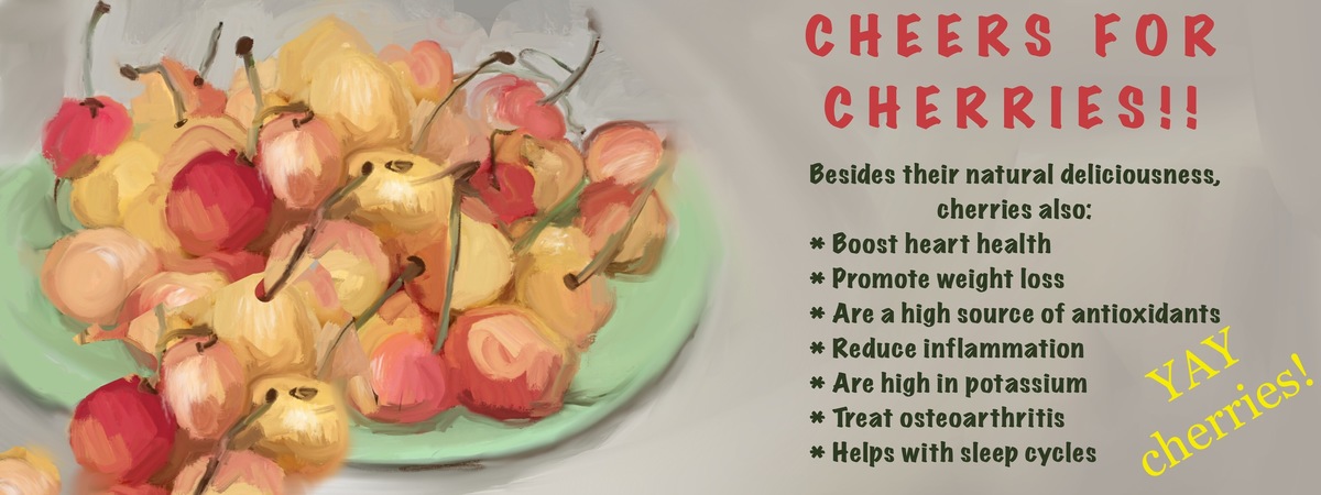 CHEERS FOR CHERRIES - A SUPER FOOD! by Jane Pakis
