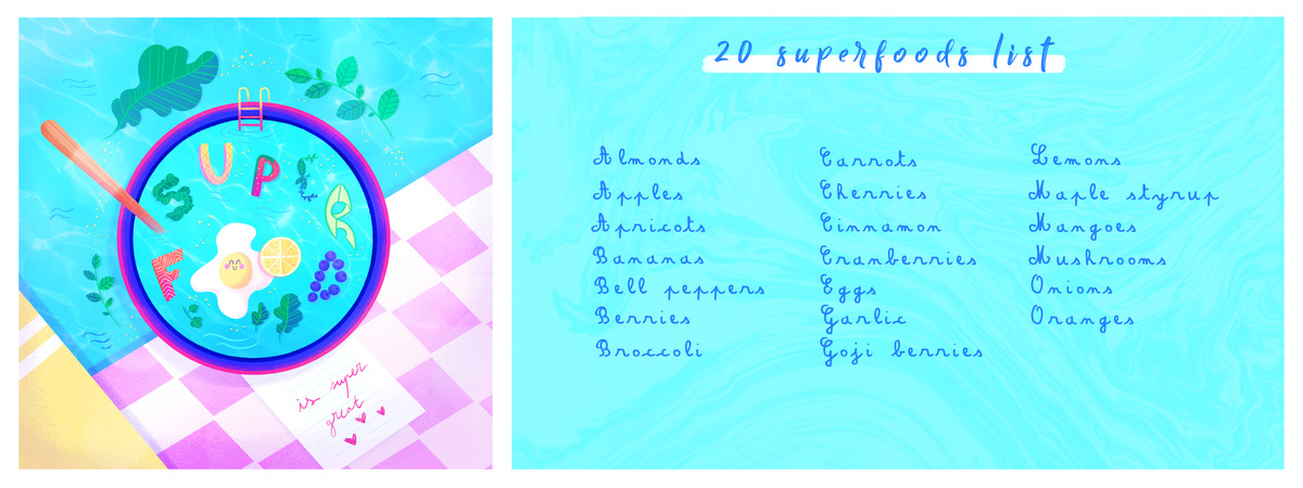 Super food is super great! by Laetitia Levilly