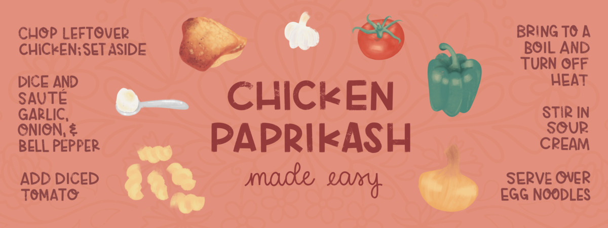 Chicken Paprikash Made Easy by Dean Strauss