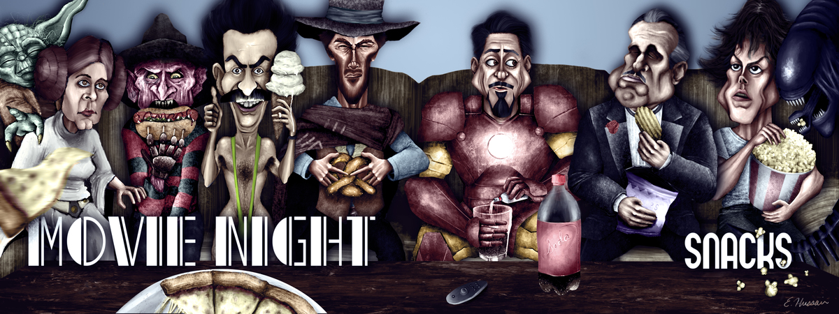 Movie Night Snacks by Ehteshaam Hussain