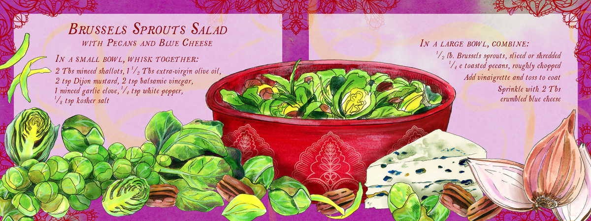 Brussels Sprouts Salad by Melissa Washburn