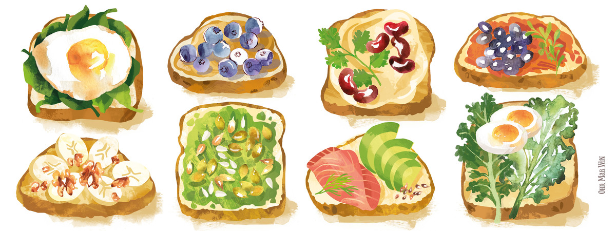 Superfoods on Toast by Ohn Mar Win