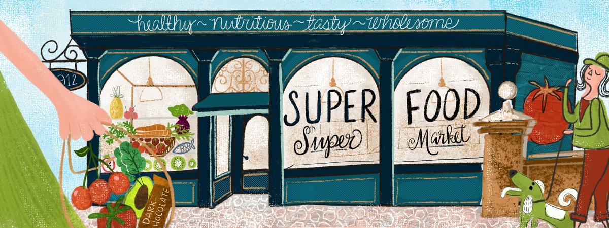 SUPER FOOD SUPERMARKET by Bridgett Stahlman