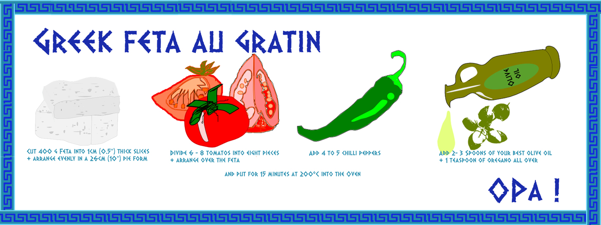 Opa! Feta au gratin by Gerdi Jansen