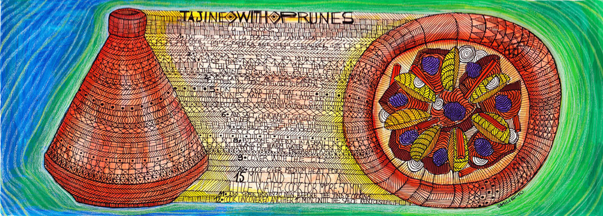 Tajine with Prunes by Emilie Zubillaga
