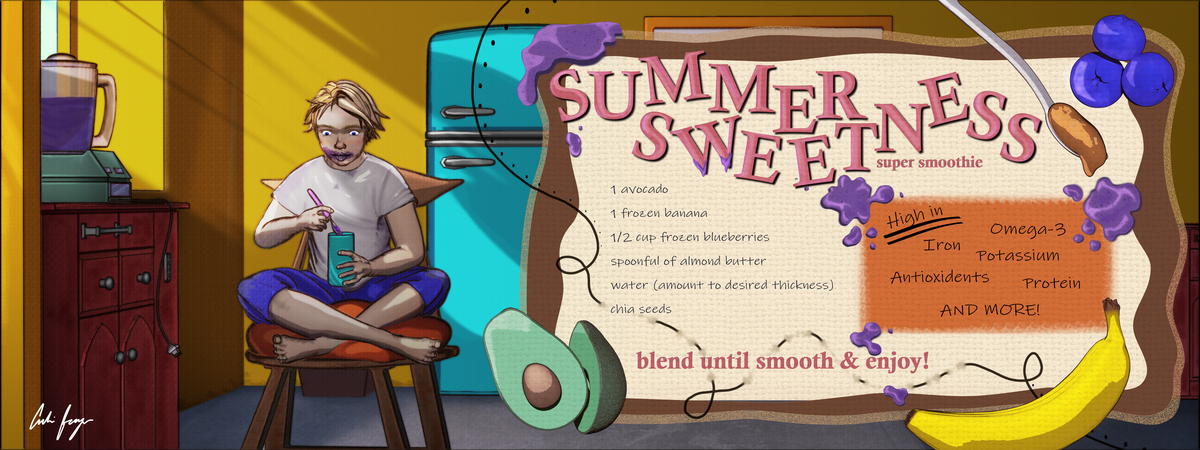 Summer Sweetness: A Super Smoothie recipe! by Corlis Cristina
