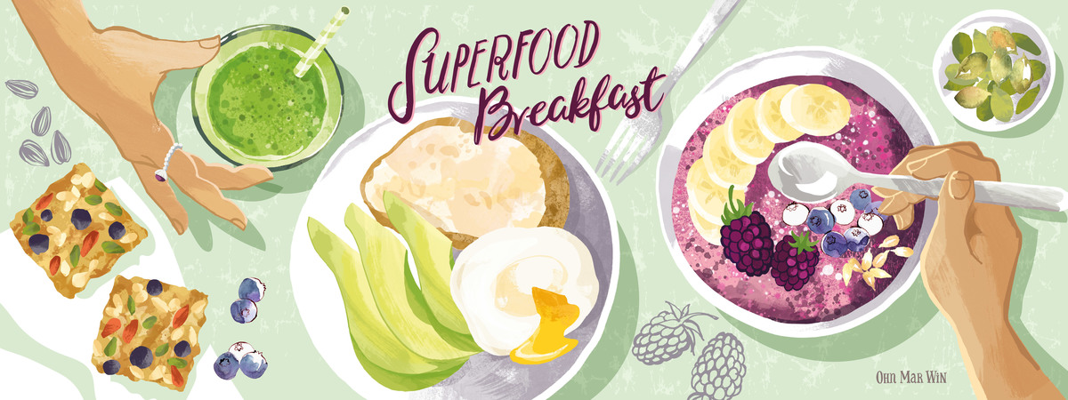 Superfood Breakfast by Ohn Mar Win