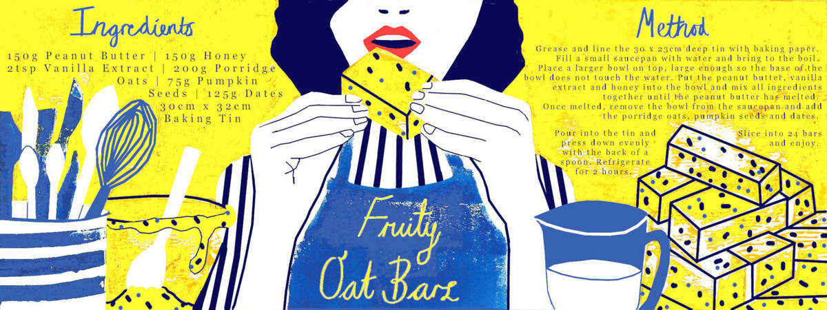 Fruity Oat Bars by Catherine Paiano