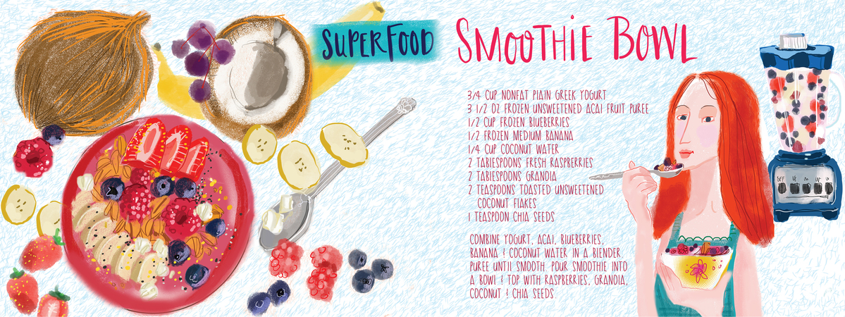 Super Food Smoothie Bowl by Annie Bakst