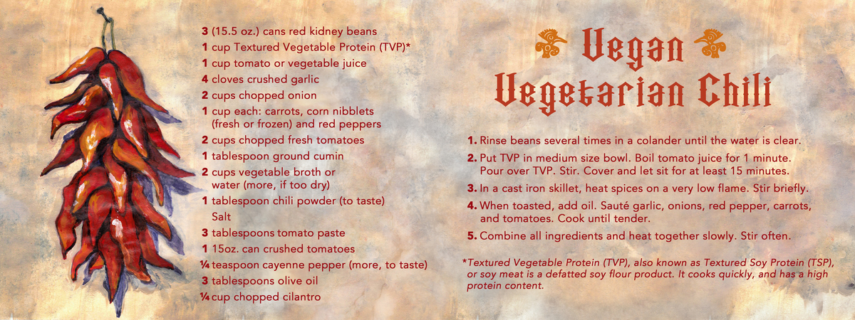 Vegan/Vegetarian Chili by Rikki Asher