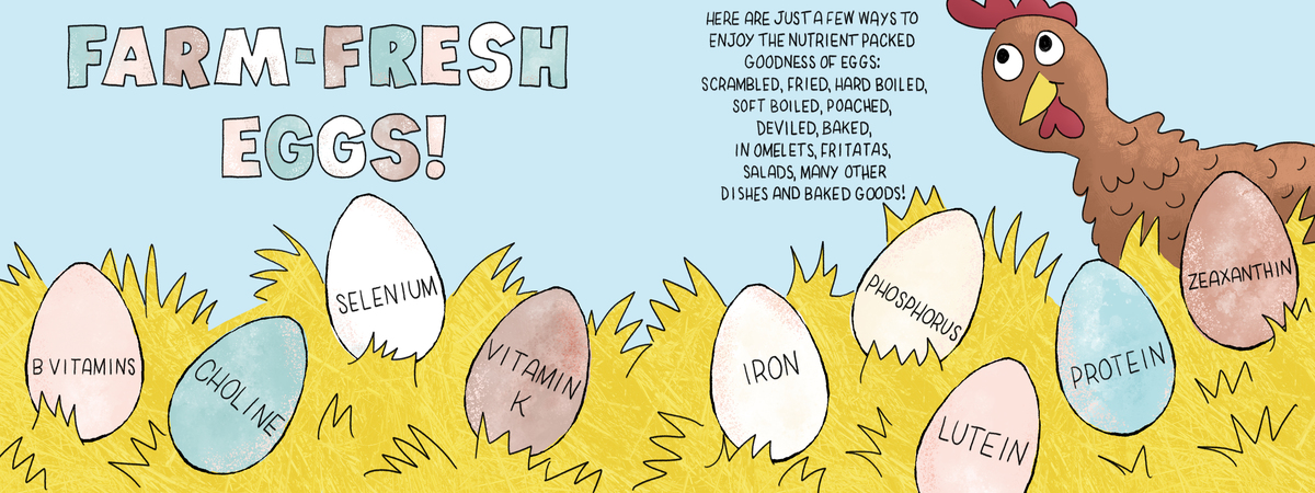 Farm Fresh Eggs by Michelle Goggins