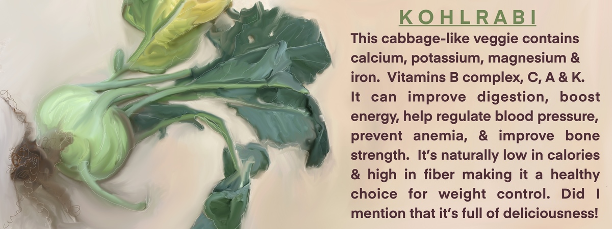 KOHLRABI A SUPER FOOD! by Jane Pakis