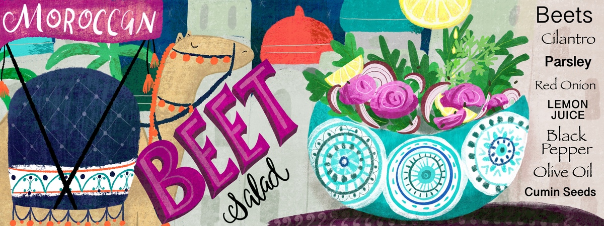 Moroccan Beet Salad by Bridgett Stahlman