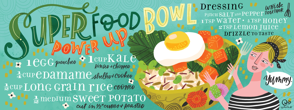 Super Food Power UP Bowl by Cynthia Frenette