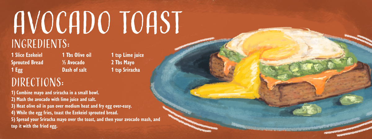 Avocado Toast by Juliette Brooks