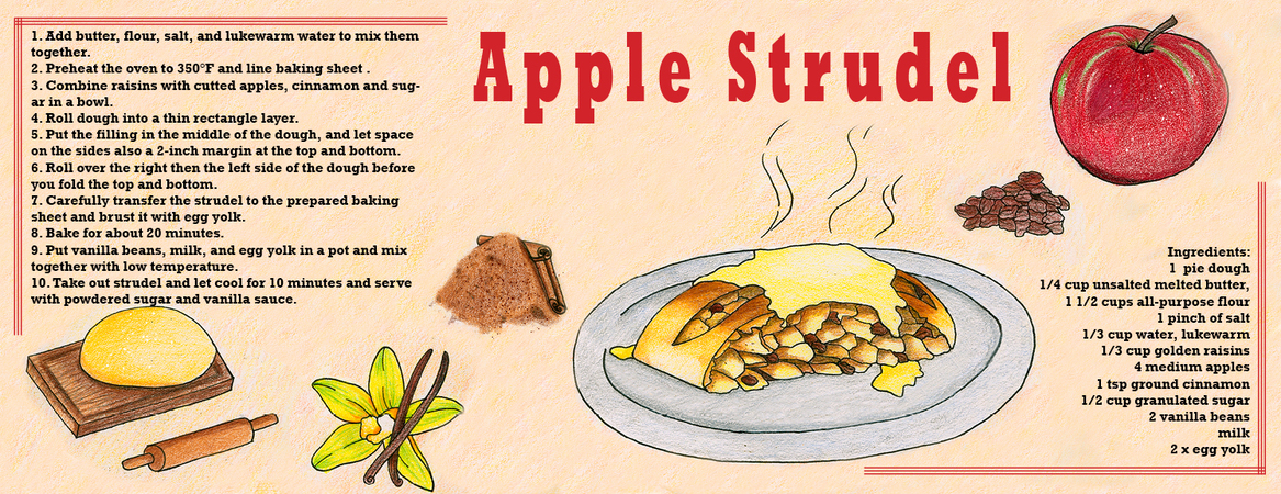 Apple Strudel by Liz Ngo